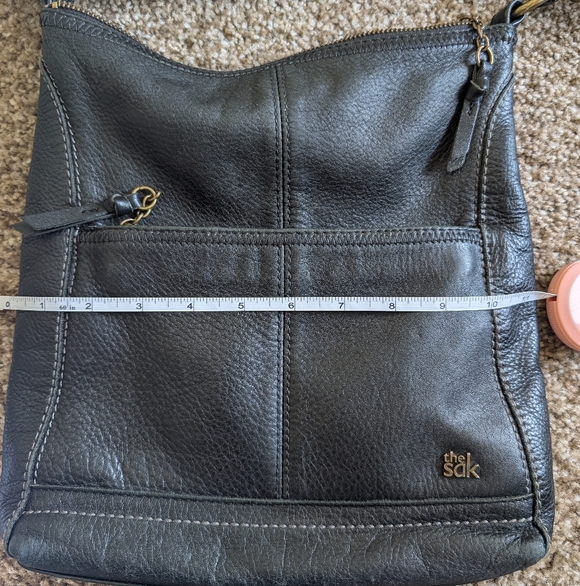 The Sak Black Pebbled Leather Shoulder Bag - Picture 11 of 11